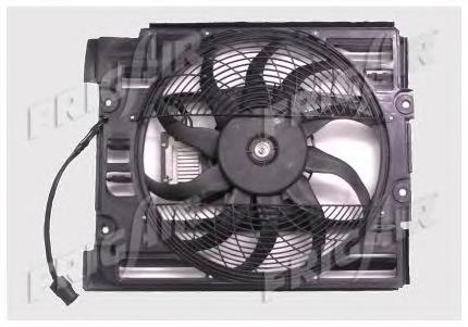 0502.2003 Frig AIR difusor de radiador, aire acondicionado, completo con motor y rodete