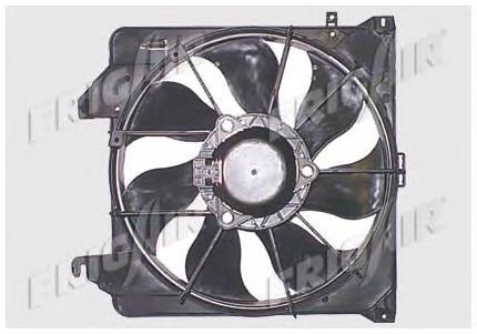 05050452 Frig AIR difusor de radiador, ventilador de refrigeración, condensador del aire acondicionado, completo con motor y rodete
