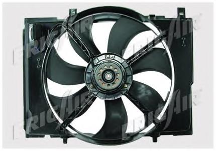 Difusor de radiador, ventilador de refrigeración, condensador del aire acondicionado, completo con motor y rodete 05061005 Frig AIR