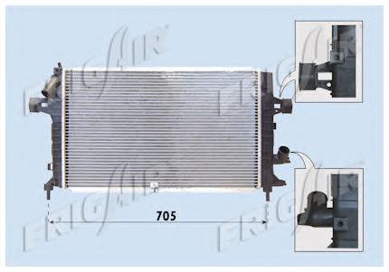 01073088 Frig AIR radiador refrigeración del motor