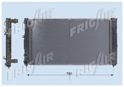 01102003 Frig AIR radiador refrigeración del motor