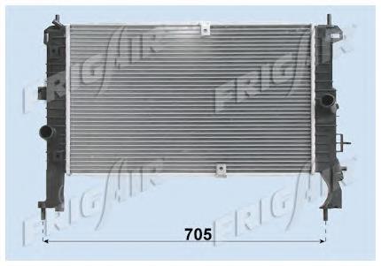 01073114 Frig AIR radiador refrigeración del motor