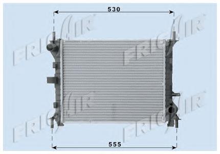 01053056 Frig AIR radiador refrigeración del motor