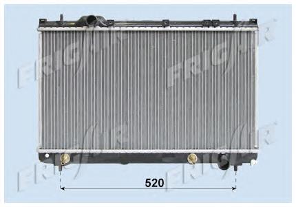 Radiador refrigeración del motor 01183021 Frig AIR