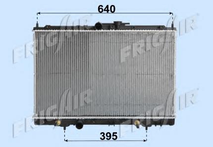 01163028 Frig AIR radiador refrigeración del motor