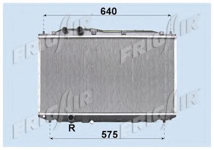 01193022 Frig AIR radiador refrigeración del motor