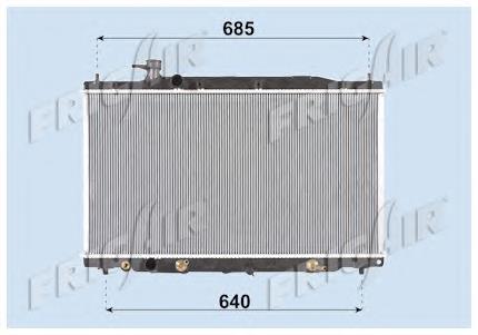 01193028 Frig AIR radiador refrigeración del motor