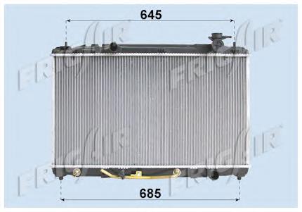 01153120 Frig AIR radiador refrigeración del motor