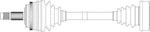 60813025 Fiat/Alfa/Lancia árbol de transmisión delantero