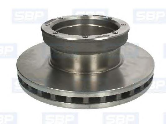 Disco de freno trasero 02ME003 SBP