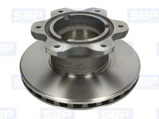 Disco de freno trasero A6684230412 Mercedes