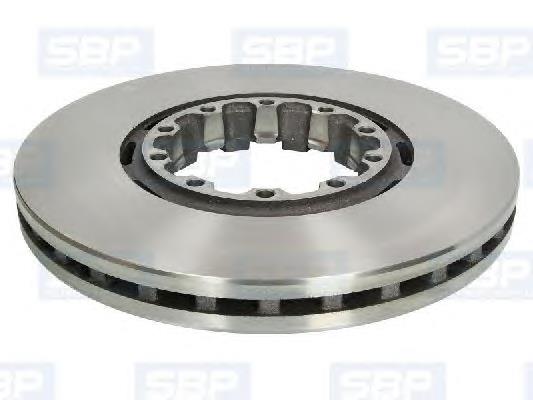 Disco de freno trasero 02SA005 SBP