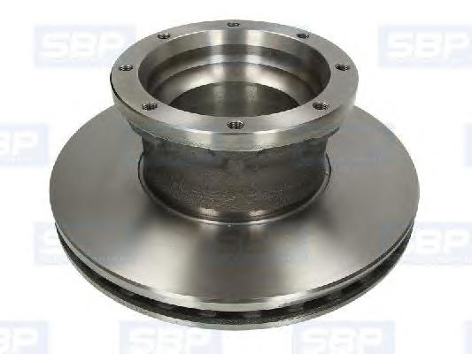 Disco de freno trasero 02MA008 SBP