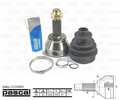 Comprar G1G006PC Pascal Junta homocinetica