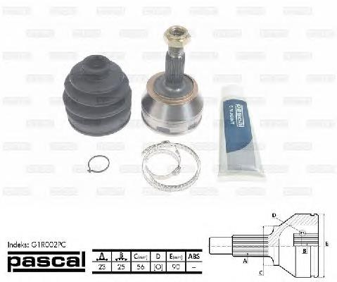 Junta homocinética exterior delantera Renault 21 S48