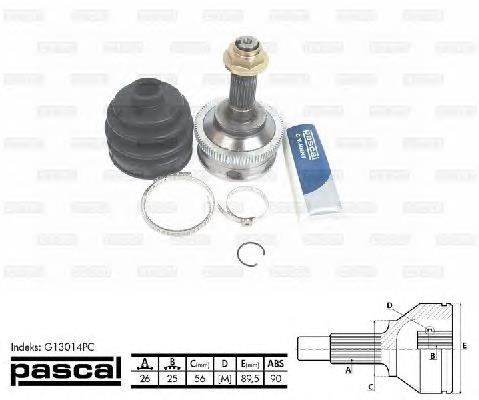 Junta homocinetica G13014PC Pascal