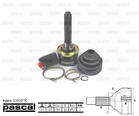 Comprar G19007PC Pascal Junta homocinetica