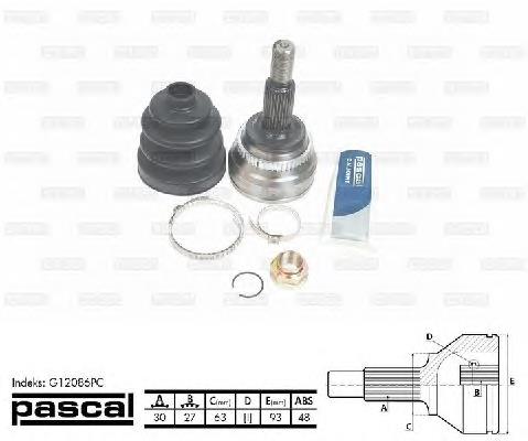 Comprar G12086PC Pascal Junta homocinetica