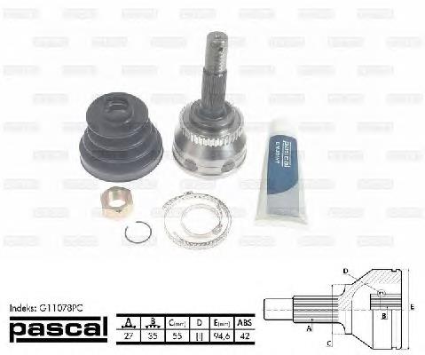 392115M325 Nissan/Infiniti Junta homocinética