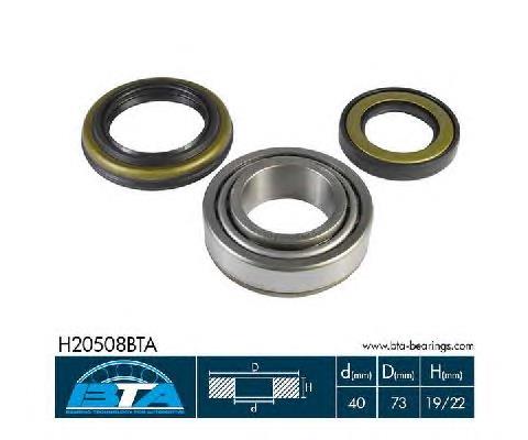Comprar H20508BTA BTA Cojinete de rueda trasero