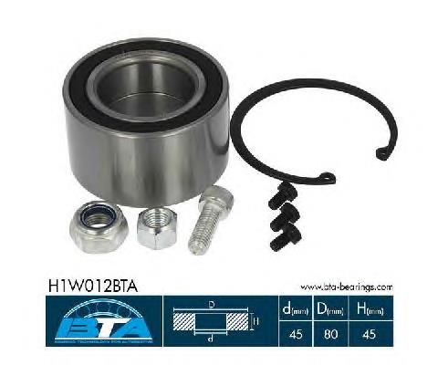 Cojinete de rueda delantero BTA H1W012BTA precio, desde 31,08 EUR