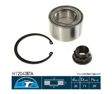 Cojinete de rueda delantero BTA H12043BTA precio, desde 24,31 EUR