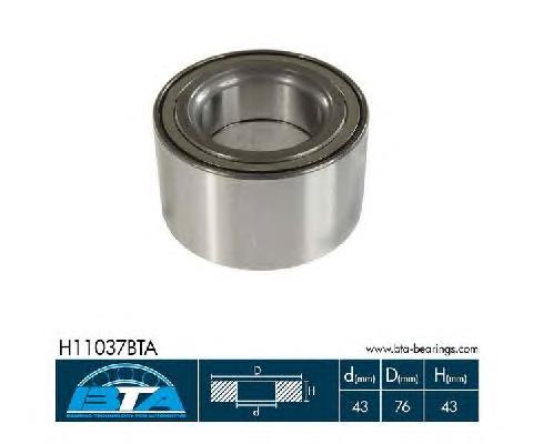Cojinete de rueda delantero BTA H11037BTA precio, desde 25,83 EUR