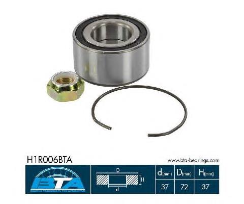 Rodamiento de rueda delantero BTA H1R006BTA
