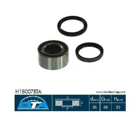 Cojinete de rueda delantero BTA H18007BTA precio, desde 18,00 EUR