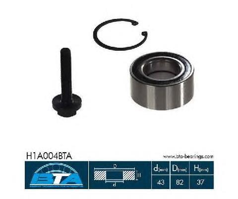 Cojinete de cubo delantero/trasero H1A004BTA BTA