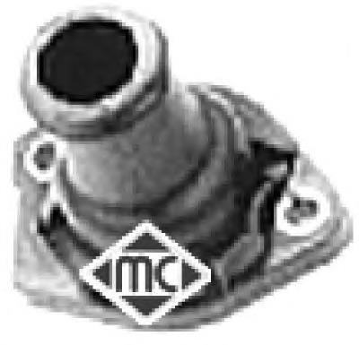 03517 Metalcaucho Brida del sistema de refrigeración (triple unión)