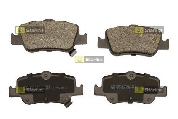 BD S481 Starline pastillas de freno traseras