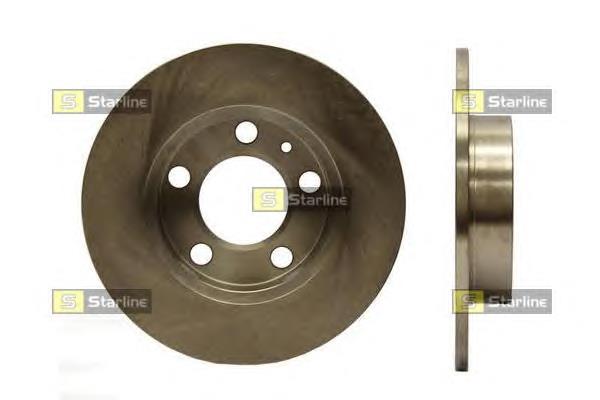 Disco de freno trasero PB1243 Starline