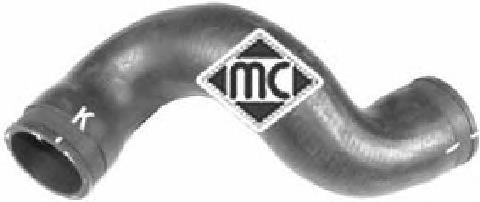 09076 Metalcaucho tubo intercooler superior