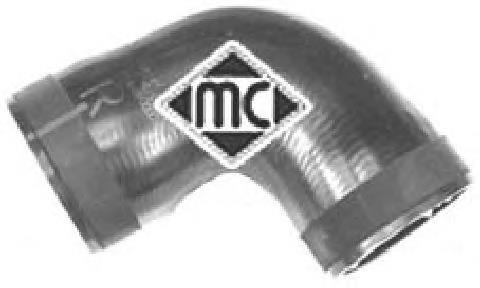 09065 Metalcaucho tubo flexible de aire de sobrealimentación superior izquierdo