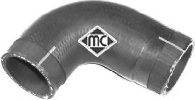 09243 Metalcaucho tubo flexible de aire de sobrealimentación inferior izquierdo