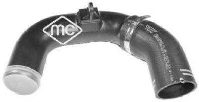 09409 Metalcaucho tubo flexible de aire de sobrealimentación inferior izquierdo