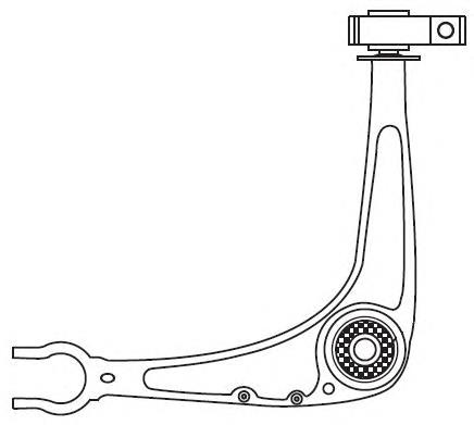 4420 Frap barra oscilante, suspensión de ruedas delantera, inferior derecha