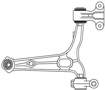 2654 Frap barra oscilante, suspensión de ruedas delantera, inferior derecha