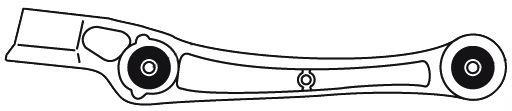 3752 Frap barra oscilante, suspensión de ruedas delantera, inferior derecha