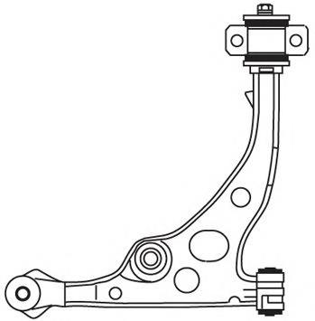 2049 Frap barra oscilante, suspensión de ruedas delantera, inferior derecha