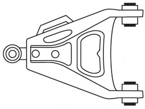 1539 Frap barra oscilante, suspensión de ruedas delantera, inferior derecha