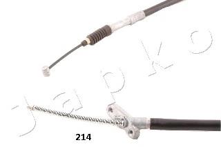 131214 Japko cable de freno de mano trasero izquierdo