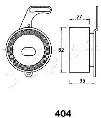 45404 Japko tensor, correa dentada