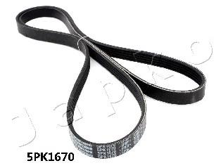Correa de transmisión trapezoidal Japan Parts DV5PK1670 precio, desde 19,57 EUR