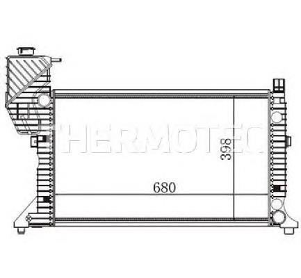 Radiador de água Thermotec D7M004TT