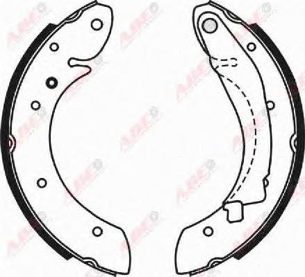 Zapatas de freno de tambor traseras ABE C0C013ABE precio, desde 28,74 EUR