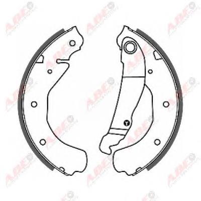 Comprar C0X003ABE ABE Juego de zapatas de frenos, freno de estacionamiento