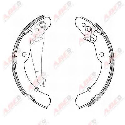 Zapatas de freno de tambor traseras ABE C0S003ABE precio, desde 27,24 EUR