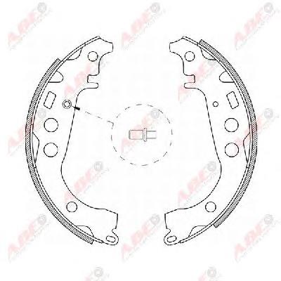 Zapatas de freno de tambor traseras ABE C02059ABE precio, desde 24,65 EUR